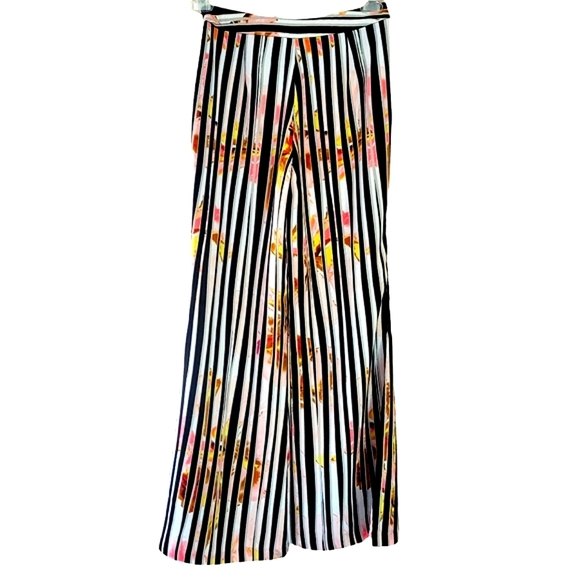 Palazzo BISOU BISOU flowy Flare pants size XS - Picture 2 of 11